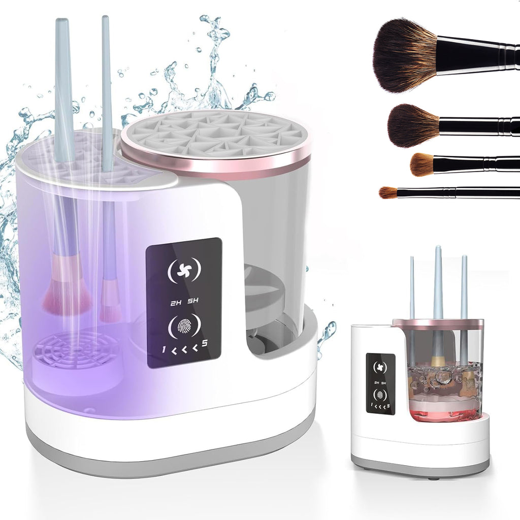 Electric Makeup Brush Cleaner Rechargeable Makeup B rushes Cleaning Tool Automatic Makeup Brush Cleaning Stand Device