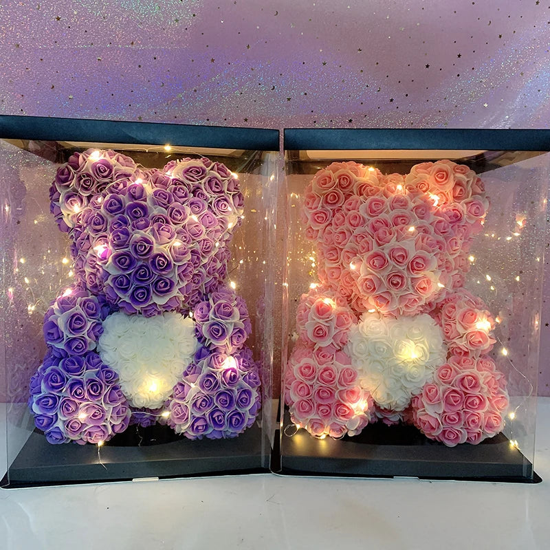 Eternal Rose Teddy Bear – The Perfect Valentine’s Gift 🌹✨