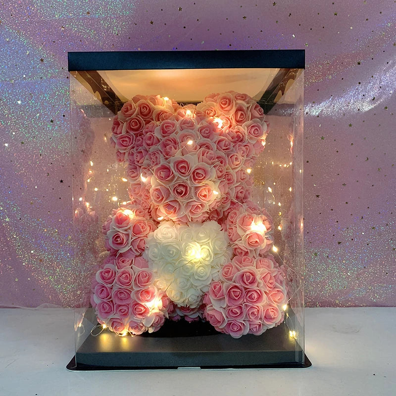 Eternal Rose Teddy Bear – The Perfect Valentine’s Gift 🌹✨