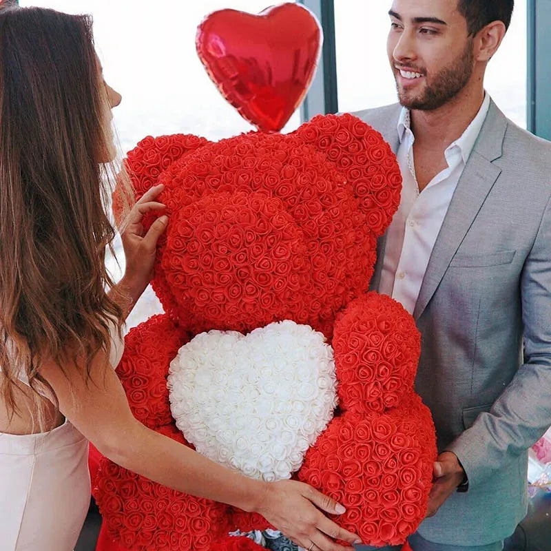 Eternal Rose Teddy Bear – The Perfect Valentine’s Gift 🌹✨