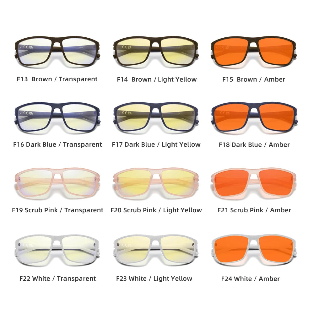 KINGSEVEN New 99% Anti-Blue Ray Glasses Transparent Lens Eyeglasses Men Women Computer Blue Light Blocking Decorative Eyewear