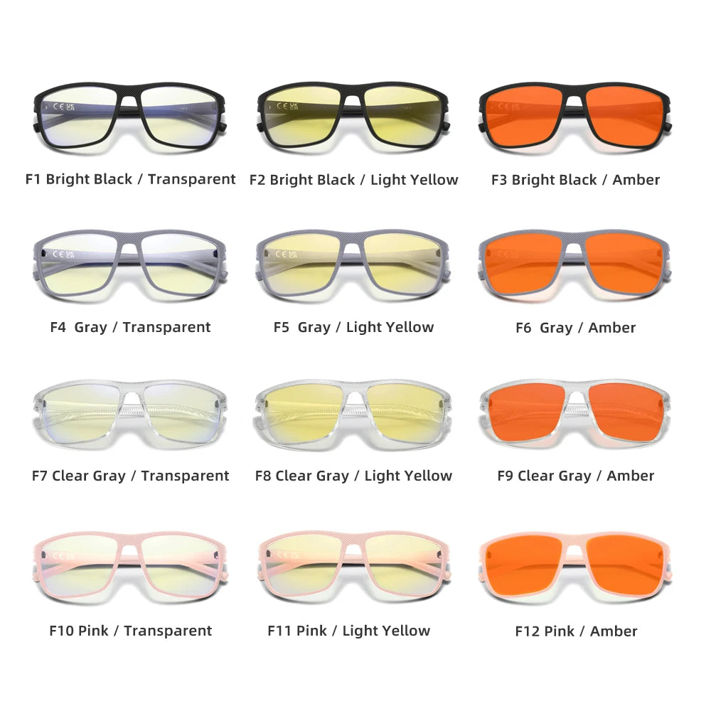 KINGSEVEN New 99% Anti-Blue Ray Glasses Transparent Lens Eyeglasses Men Women Computer Blue Light Blocking Decorative Eyewear