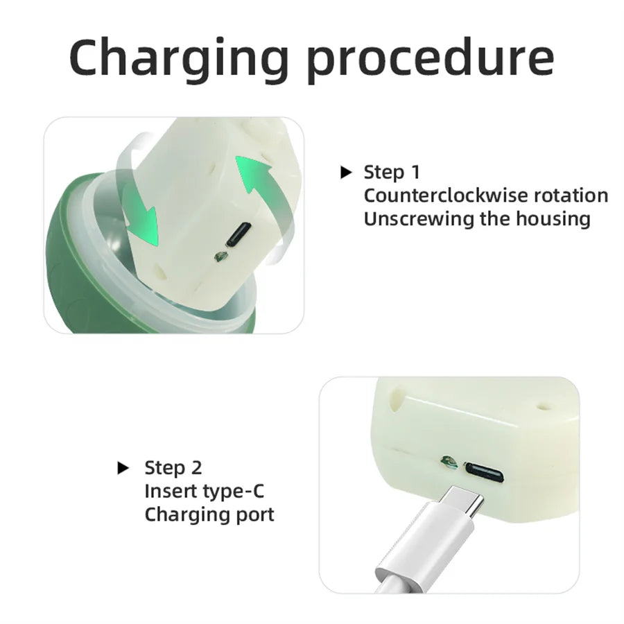 Interactive Smart Dogs Toys Balls - USB Automatic Moving Bouncing Ball for Puppy to Large dog-Electronic Pets Ball Birthday Gift