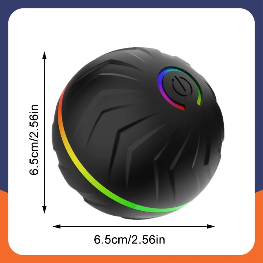 Interactive Smart Dogs Toys Balls - USB Automatic Moving Bouncing Ball for Puppy to Large dog-Electronic Pets Ball Birthday Gift