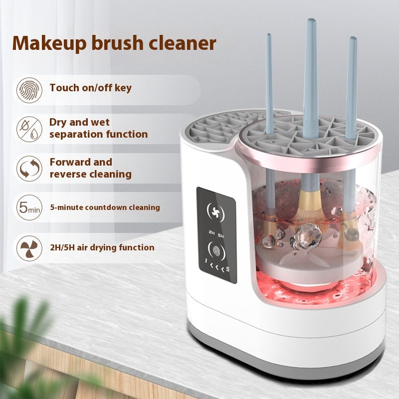 Electric Makeup Brush Cleaner Rechargeable Makeup B rushes Cleaning Tool Automatic Makeup Brush Cleaning Stand Device